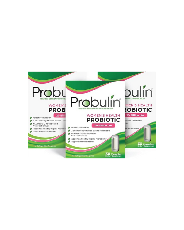Compra 1 Probulin Women’s Health Probiotic 30 cápsulas y el 2 a mitad de precio.