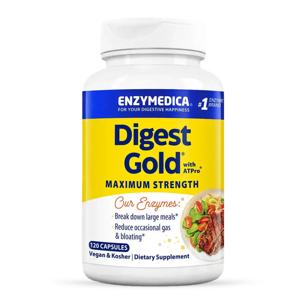 Enzymedica, Digest Gold, 120 cps
