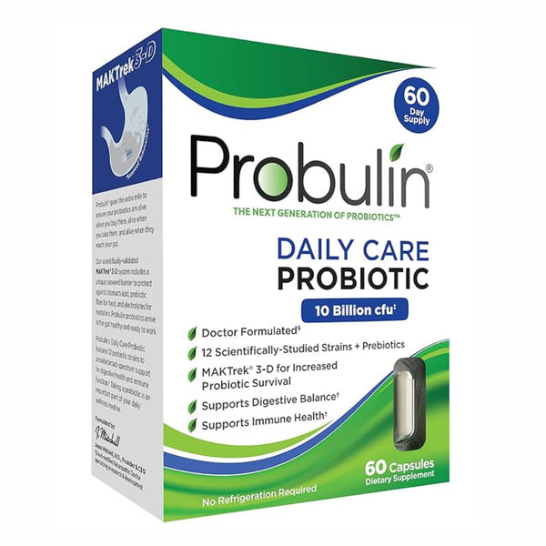 Probulin, Daily Care Probiotic, 60 cps