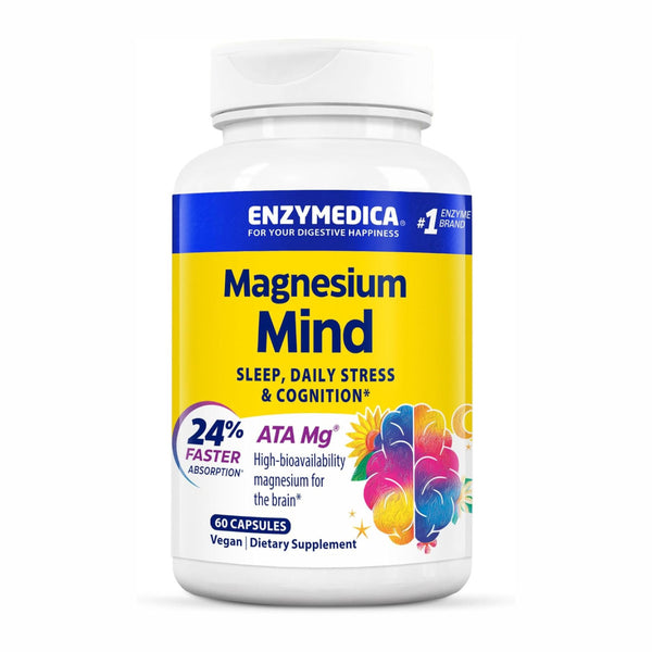Enzymedica, Magnesium Mind, 60 cps