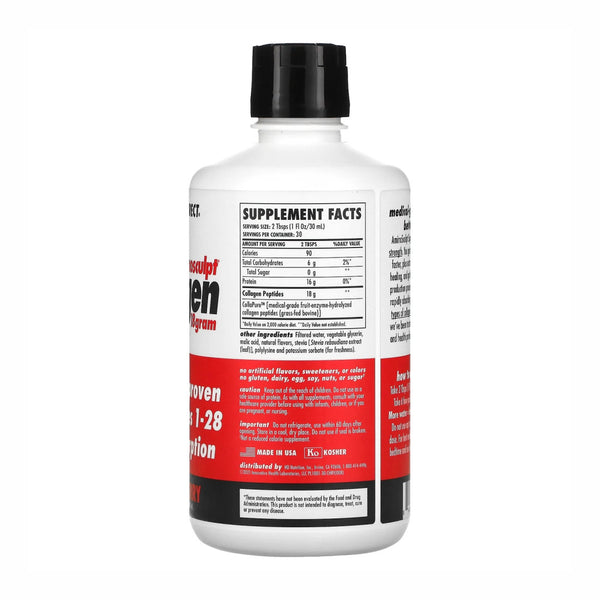 Health Direct, Colágeno Sin Azúcar, Sabor Cereza Ácida – 30 Fl. Oz