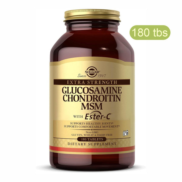 Solgar, Glucosamine Chondroitin MSM w/ C 180 - Compra 1 lleva el otro al 50%